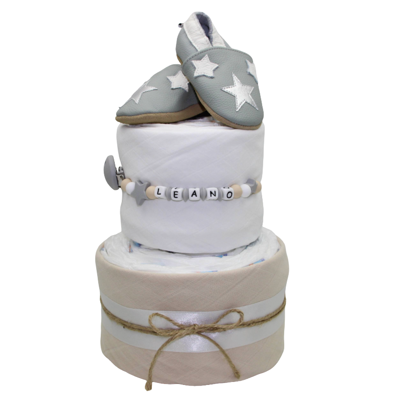 Windeltorte Finkli weiss:beige