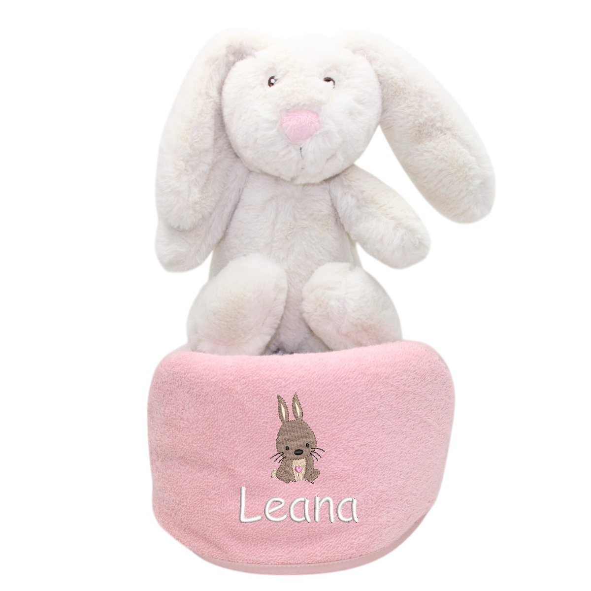 Windeltorte Kapuzenbadetuch Hase