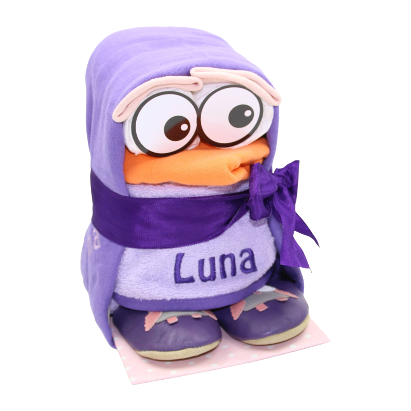 Grey owl lilac:purple