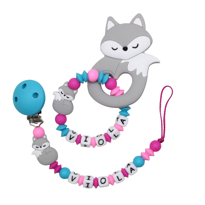 SILICON Gift Set Fuchs Scubablau: Pink