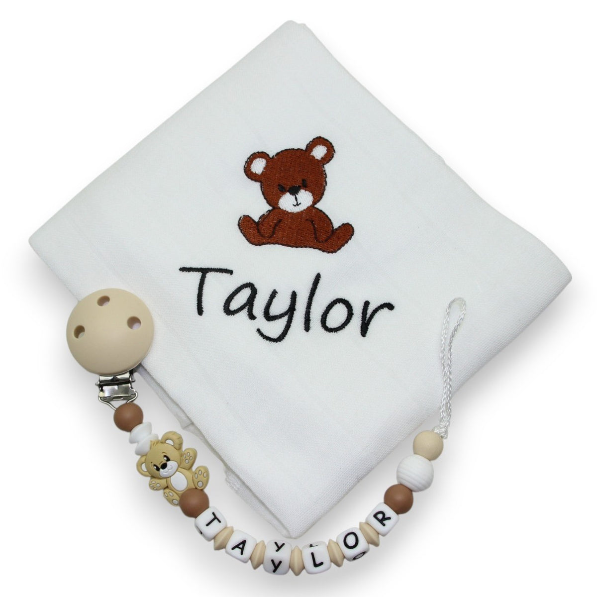 Nuscheliset SILIKON Teddy klein