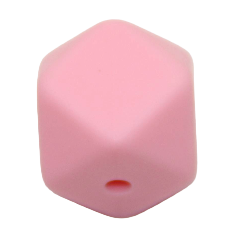 Silikonperle Hexagon 14mm