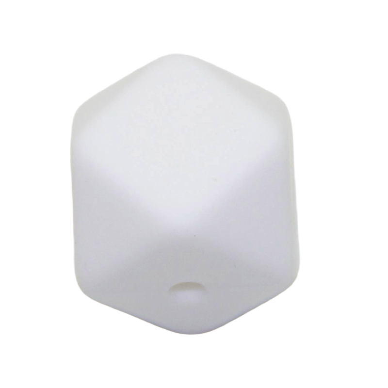 Silikonperle Hexagon 14mm