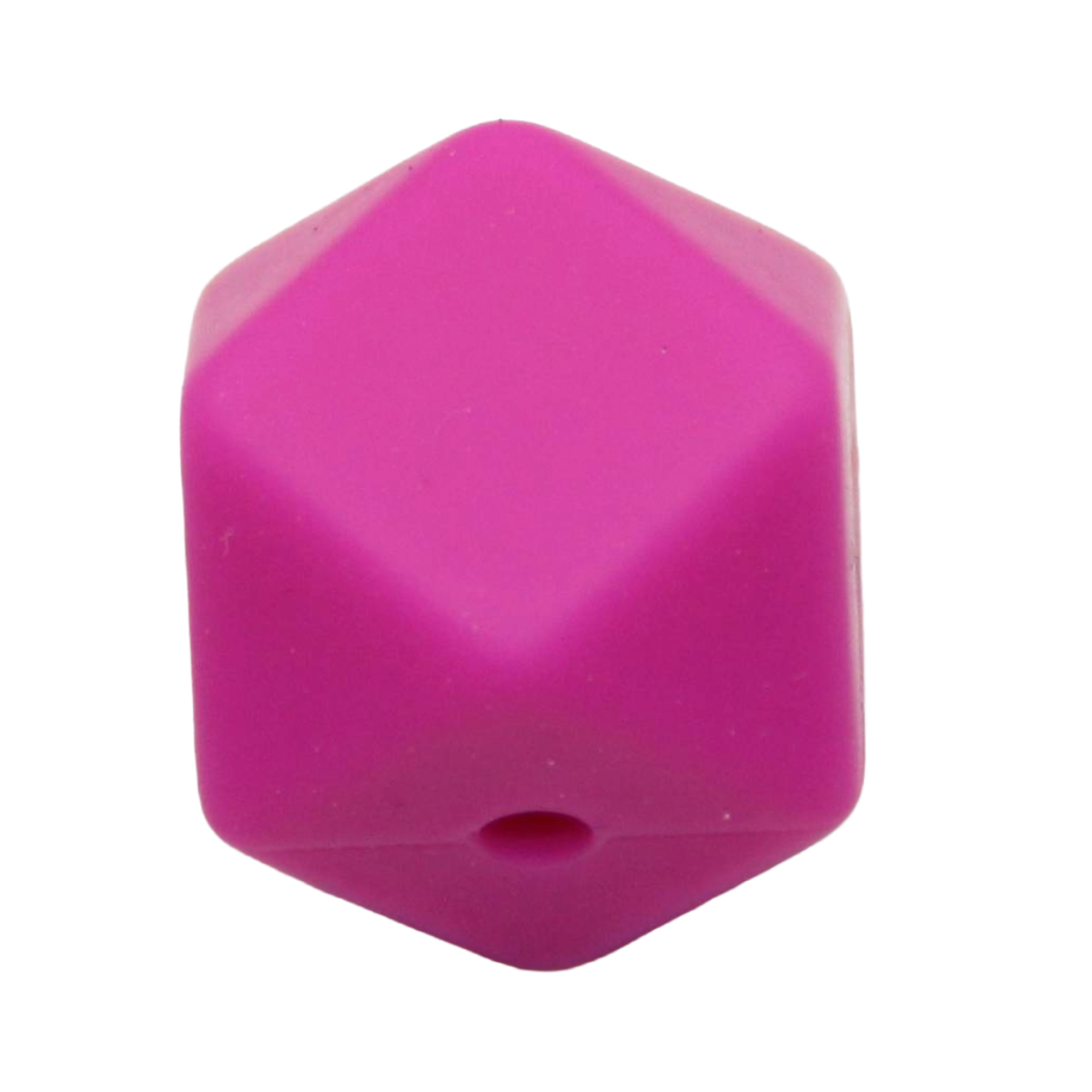 Silikonperle Hexagon 14mm