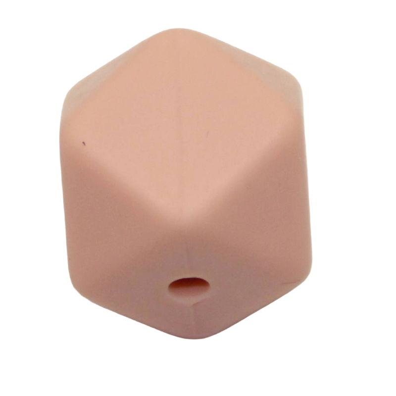 Silikonperle Hexagon 14mm