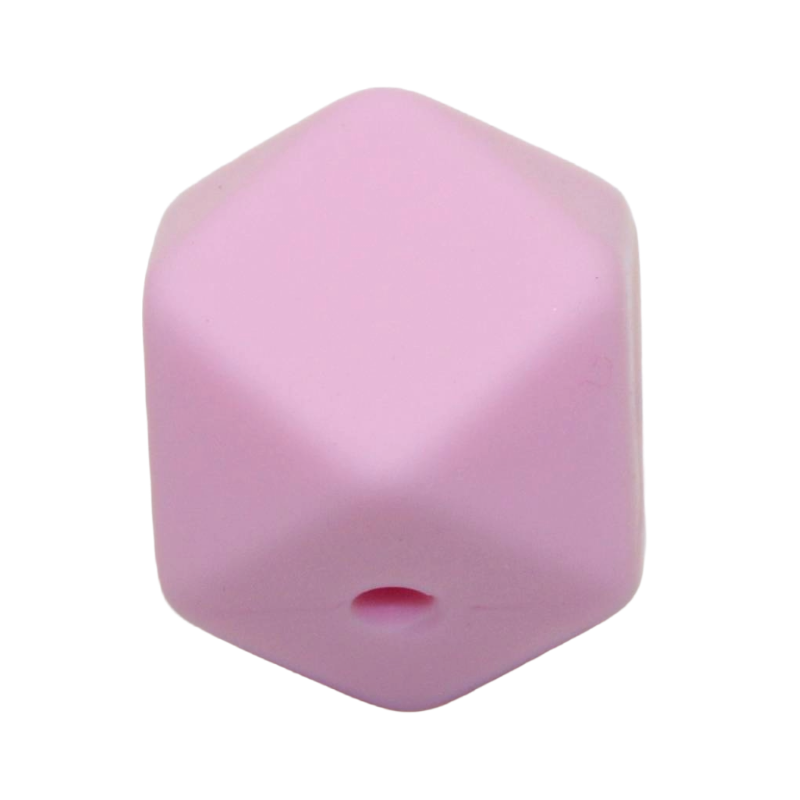 Silikonperle Hexagon 14mm