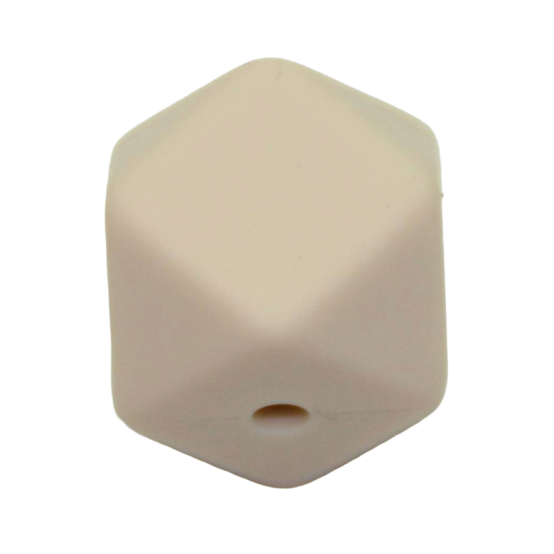Silikonperle Hexagon 14mm