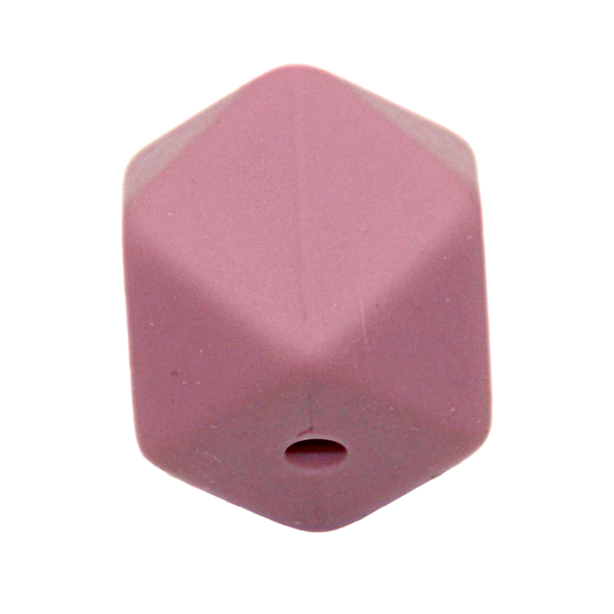 Silikonperle Hexagon 14mm