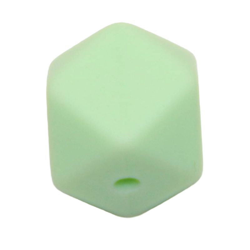Silikonperle Hexagon 14mm