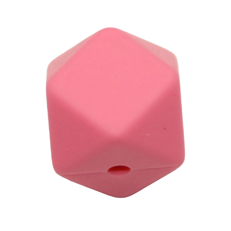 Silikonperle Hexagon 14mm