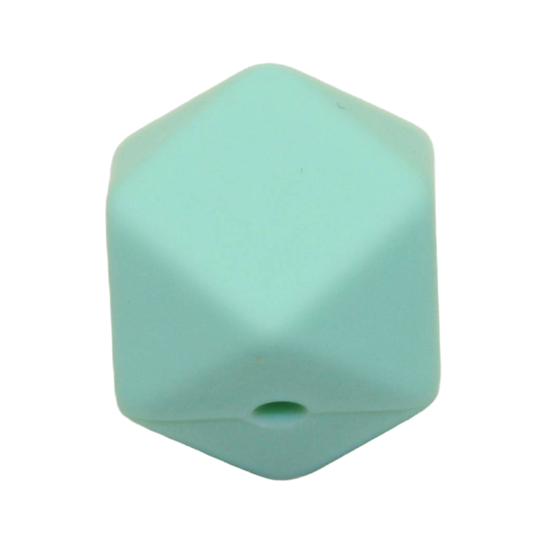 Silikonperle Hexagon 14mm