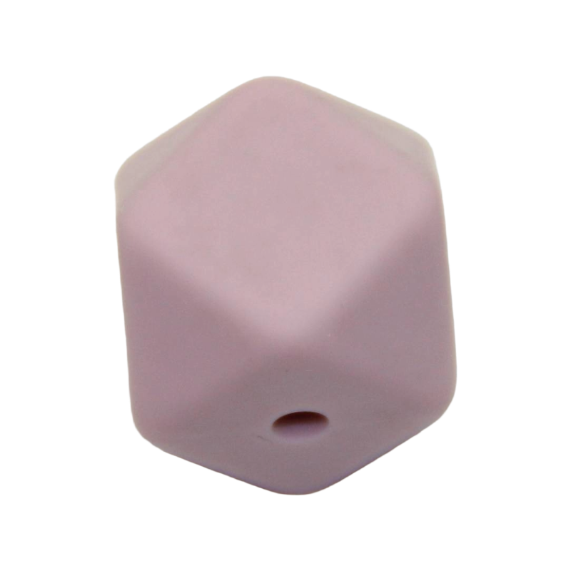 Silikonperle Hexagon 14mm