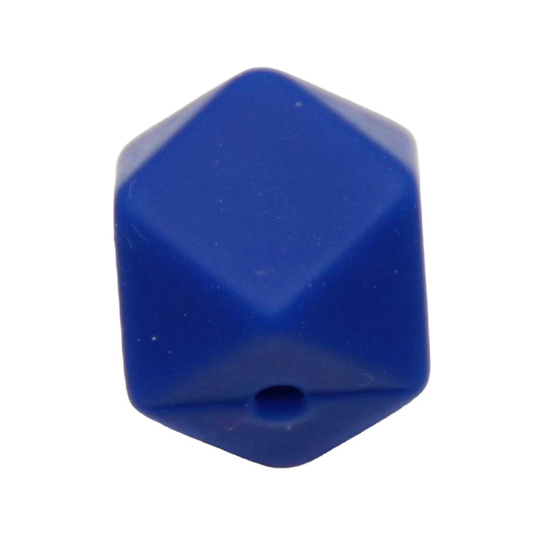 Silikonperle Hexagon 14mm