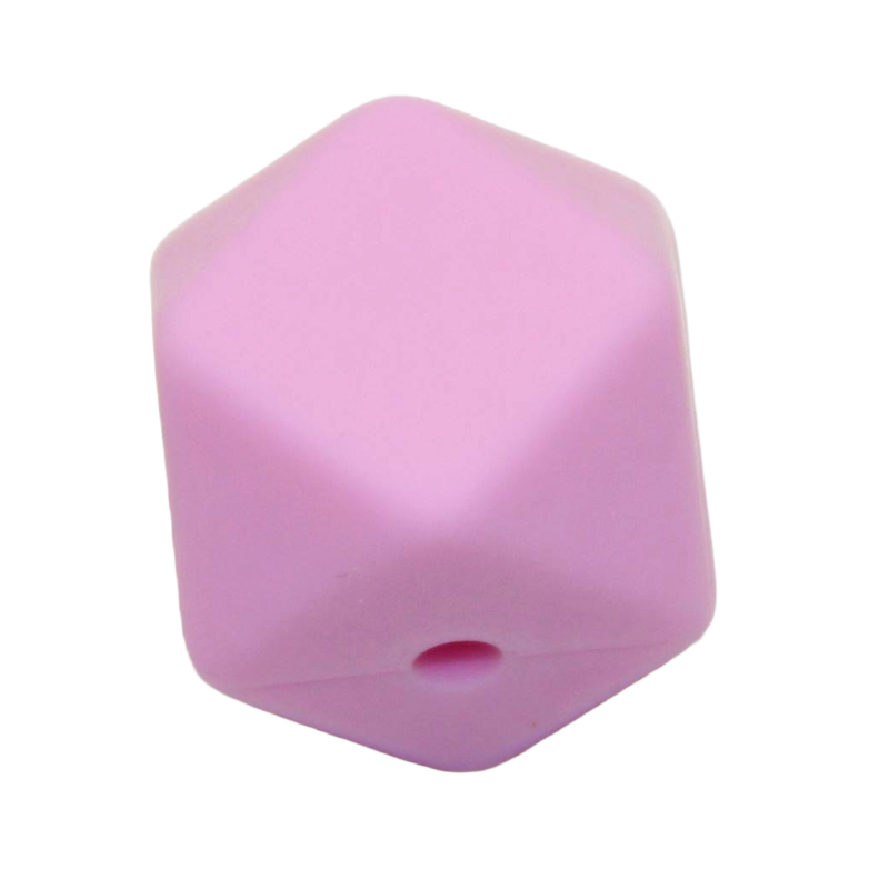 Silikonperle Hexagon 14mm