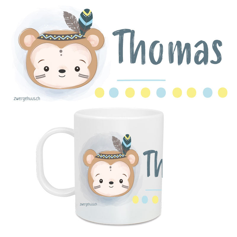 Tasse enfant grande singe