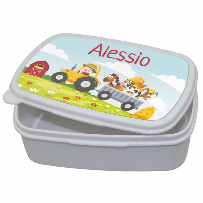 Plastic farm lunch box