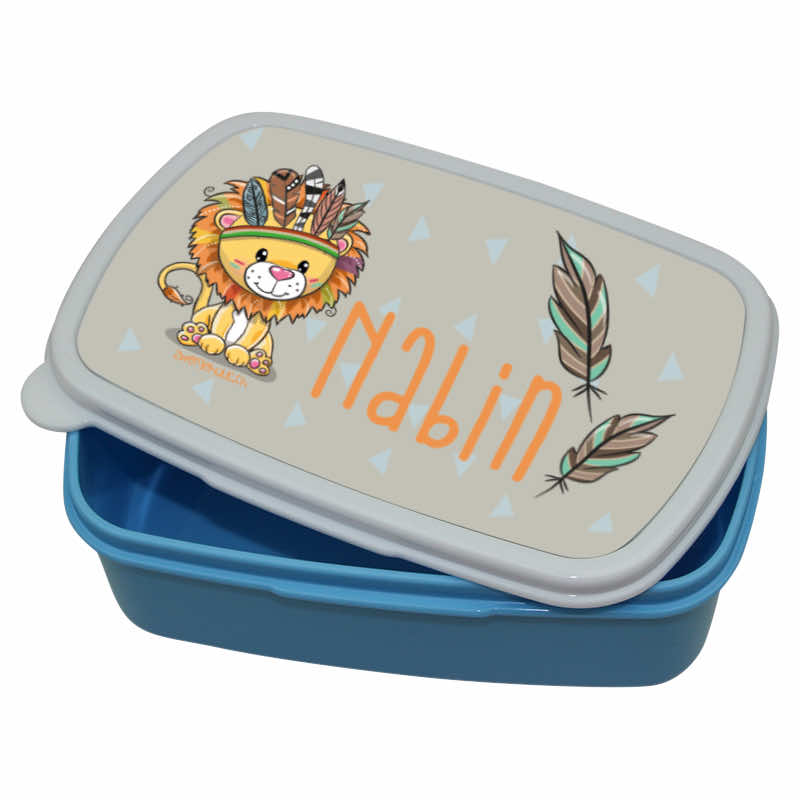 Plastic lunch box lion
