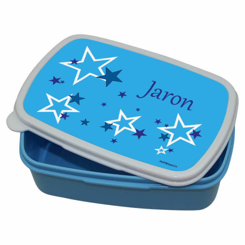 Lunchbox plastique étoile bleu