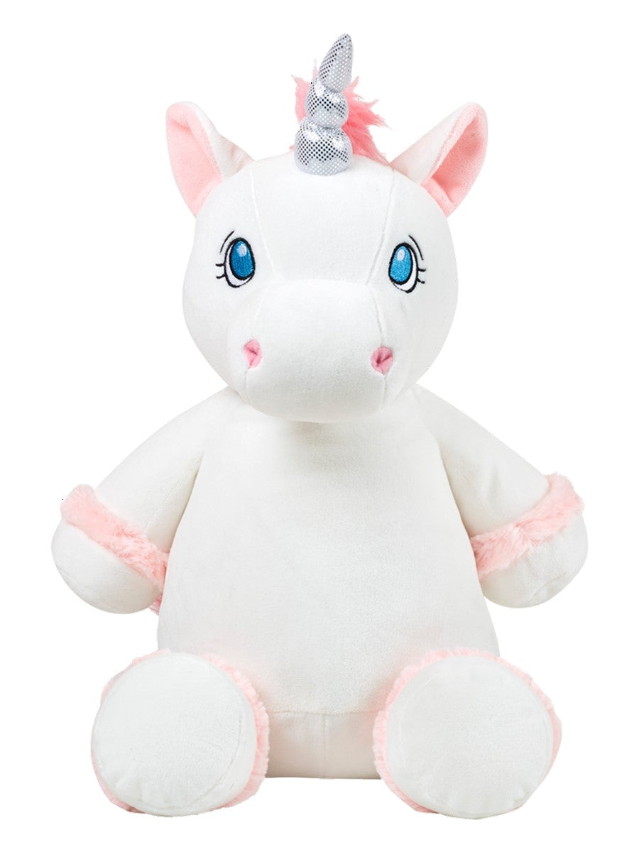Cubbies cuddly toy unicorn white