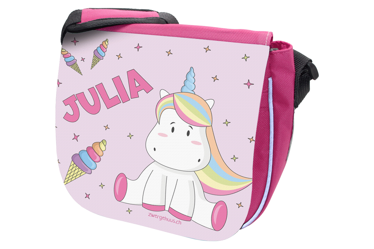 Kindergarten bag unicorn pink