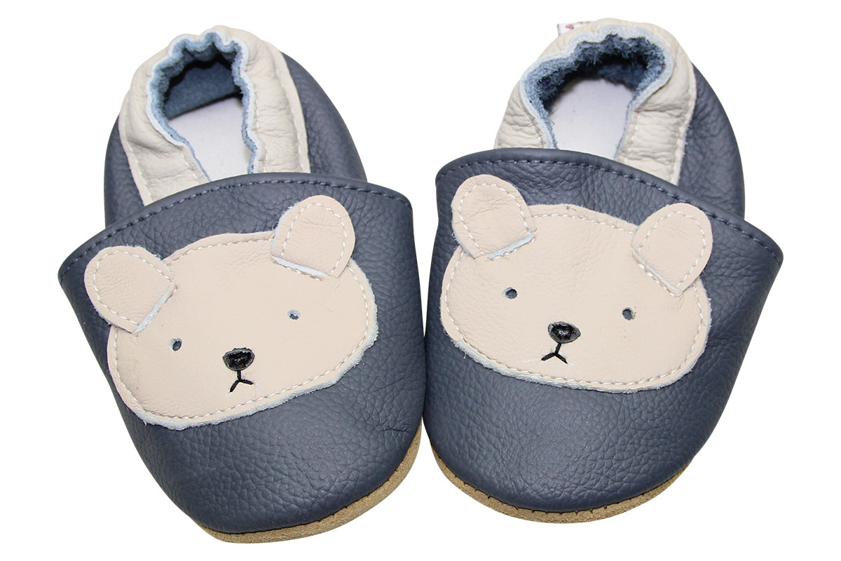 Chaussons en cuir 12-18 Mt Ours
