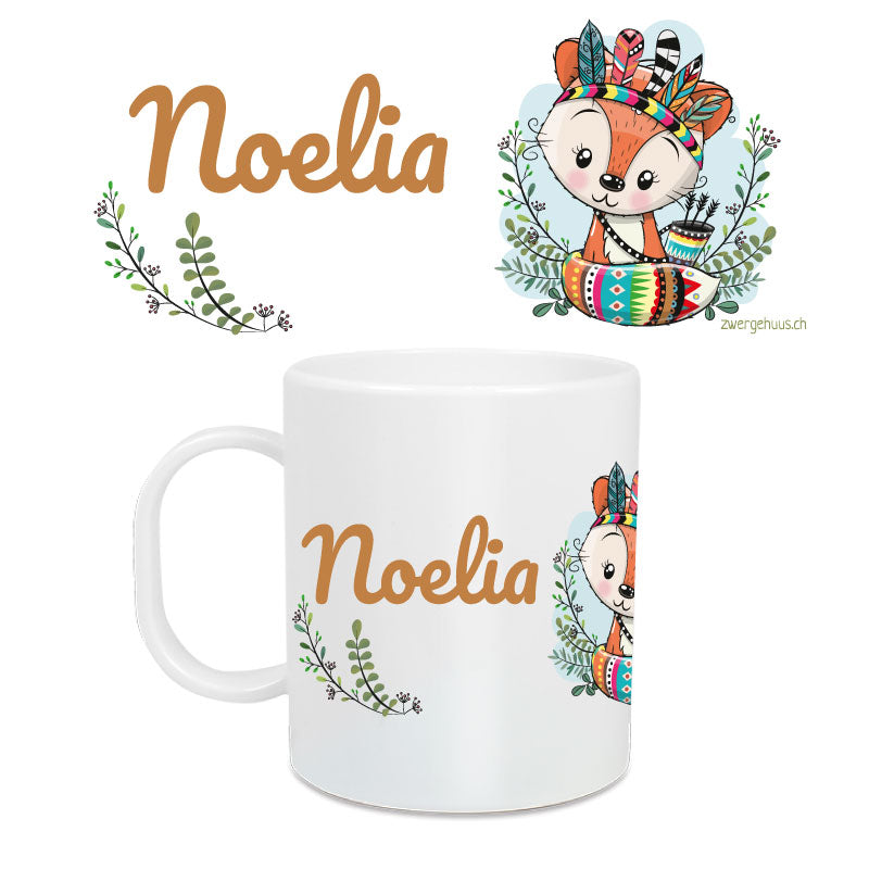 Tasse enfant grande renard