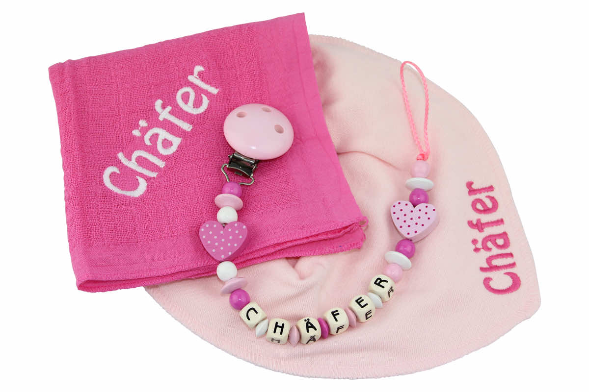 Dotted hearts gift set