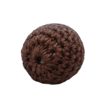 %Crochet beads dark brown
