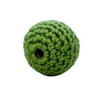 %Crochet beads light green