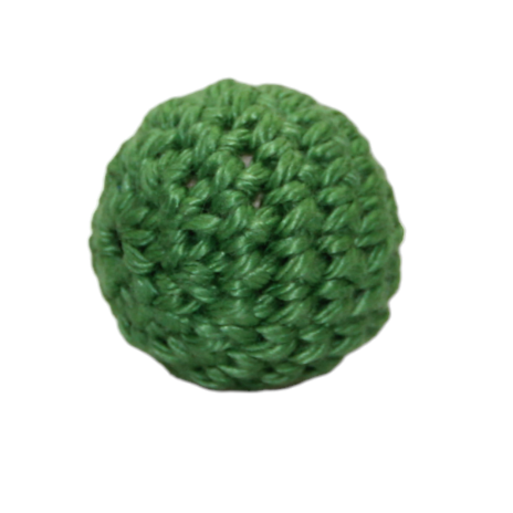 Crochet bead green
