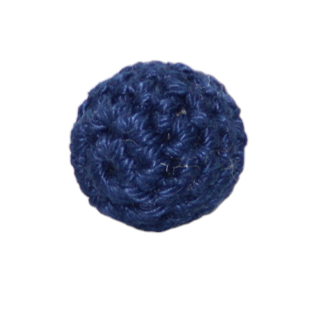 Crochet bead navy