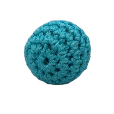 %Crochet beads light turquoise