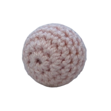 %Crochet beads pale pink