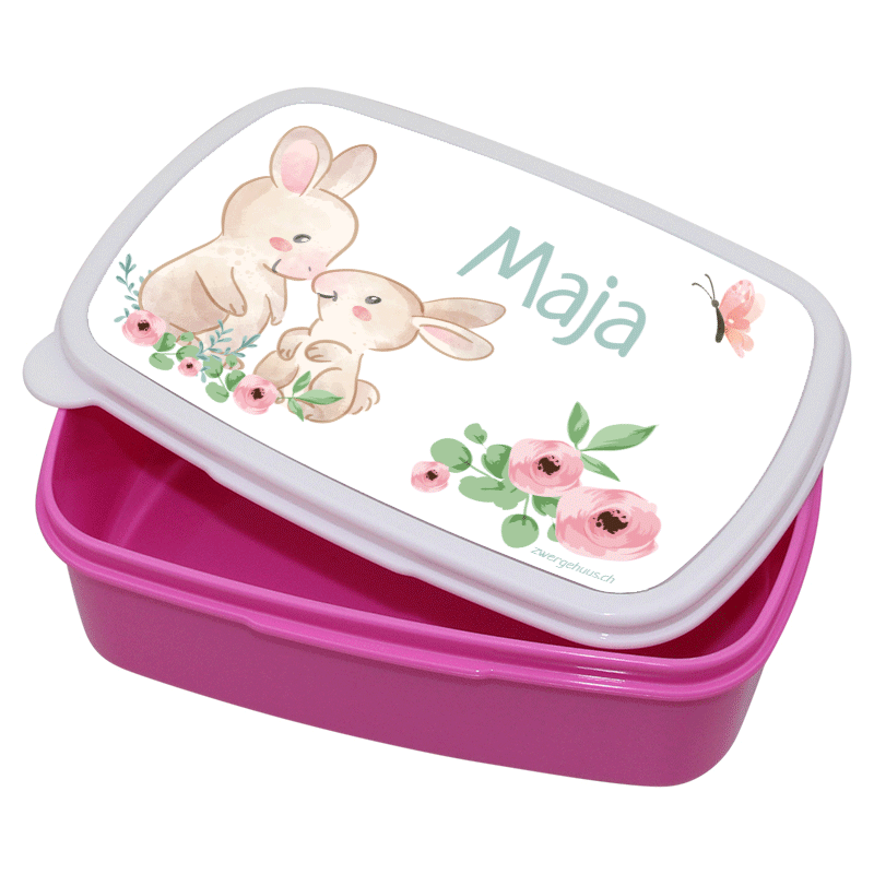 Lunchbox plastic bunny