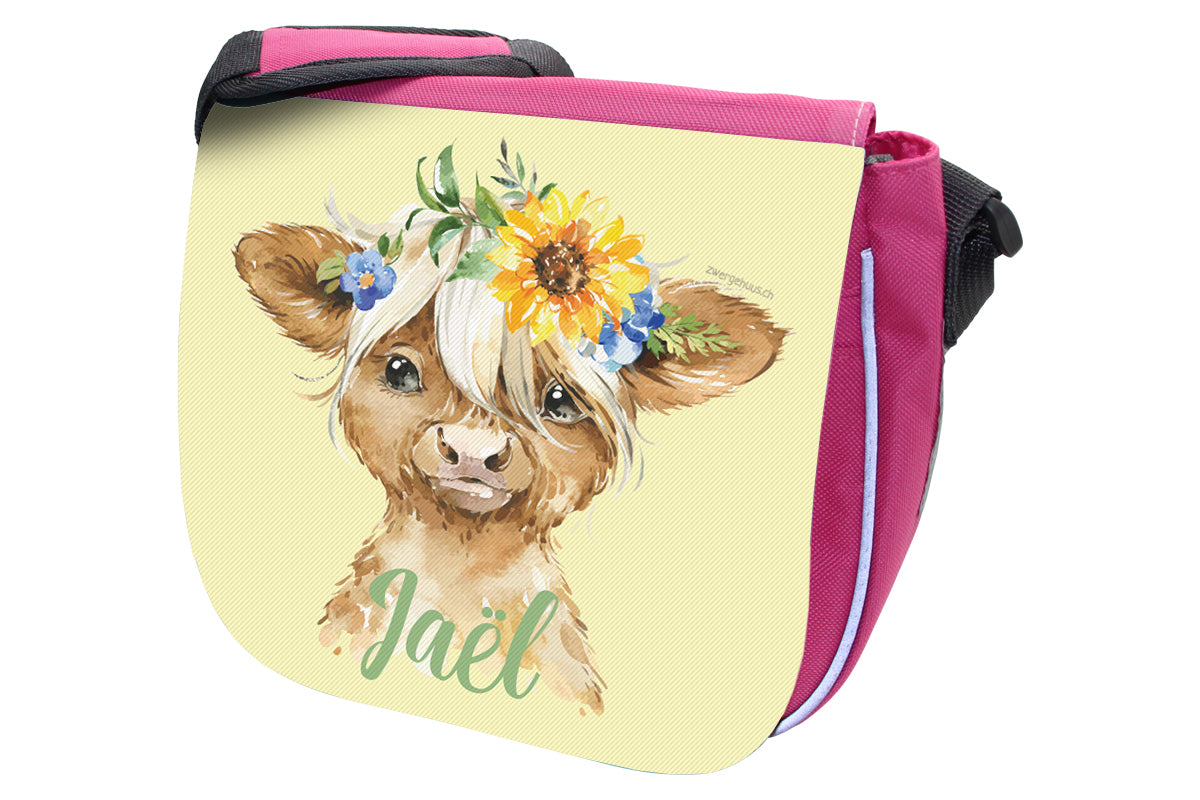 Highland cow nursery bag
