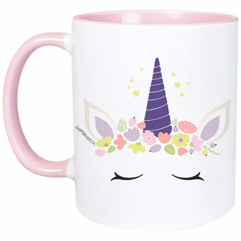 Mug with name sleeping unicorn