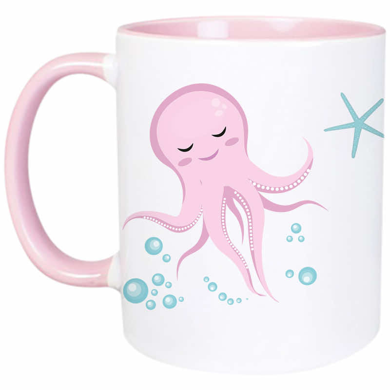 Tasse mit Name Unterwasser Girl