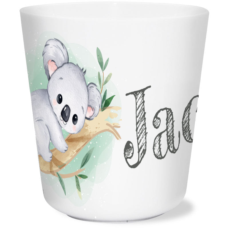 Koala drinking cup