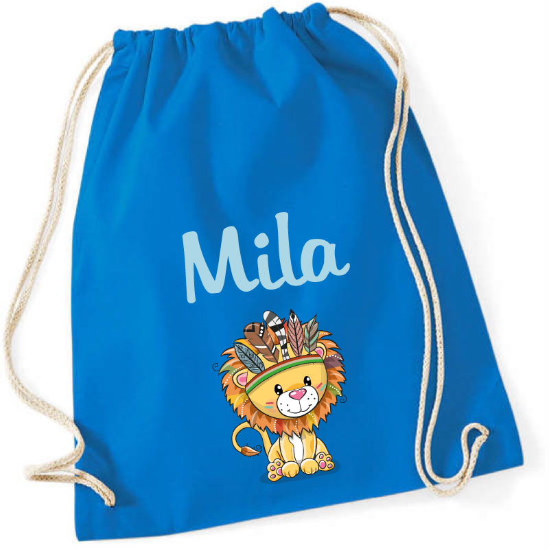 Gym bag motif lion