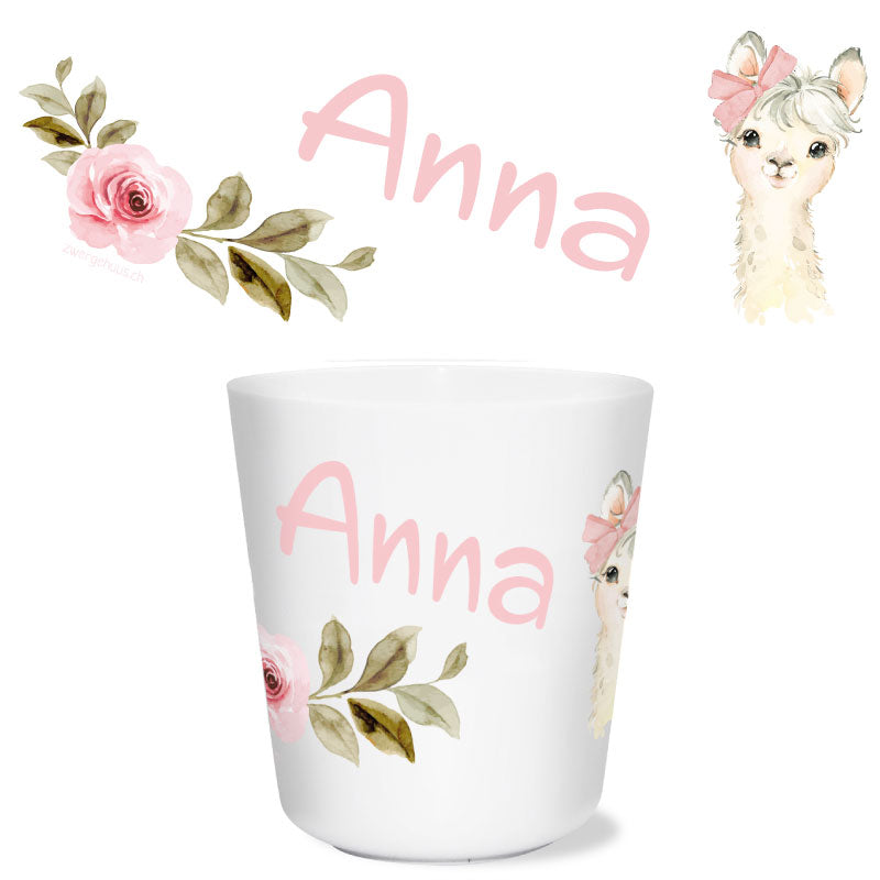 Llama party mug
