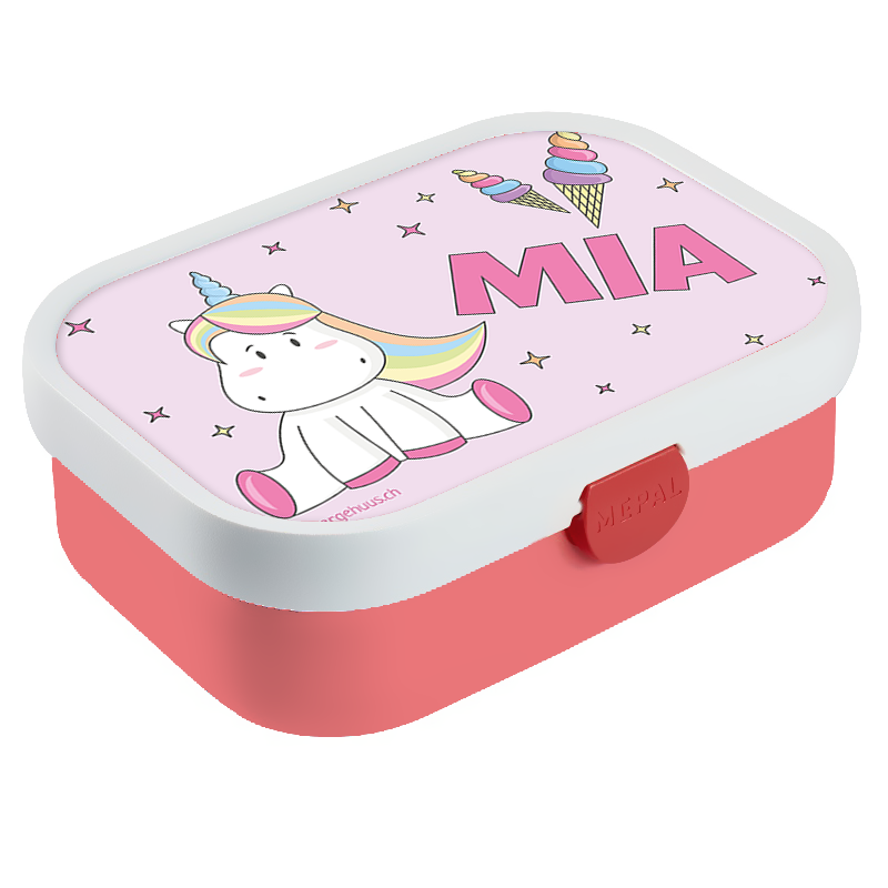 MEPAL lunch box unicorn pink