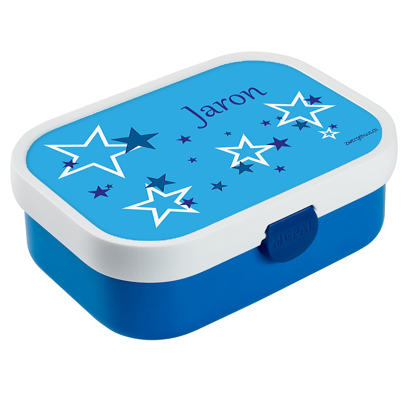 MEPAL star lunch box blue