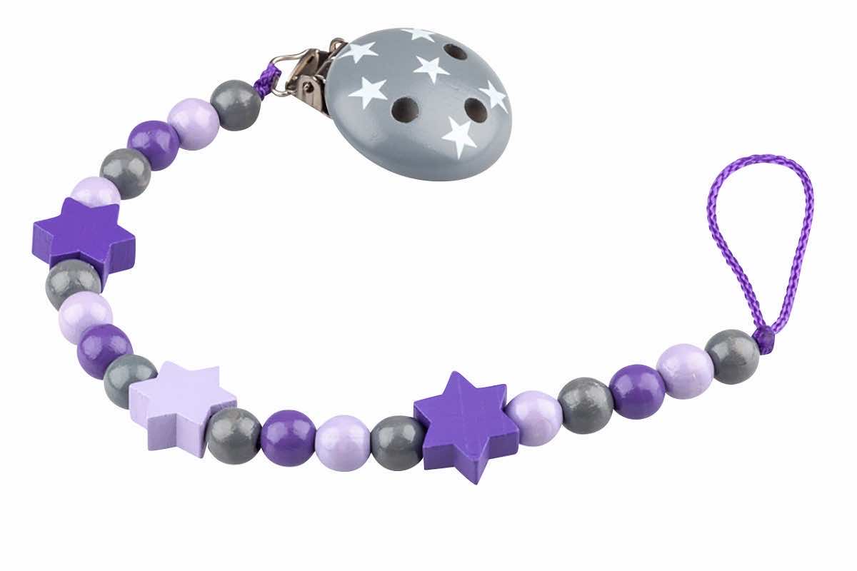 Chaîne de sucettes étoile lilas:violet