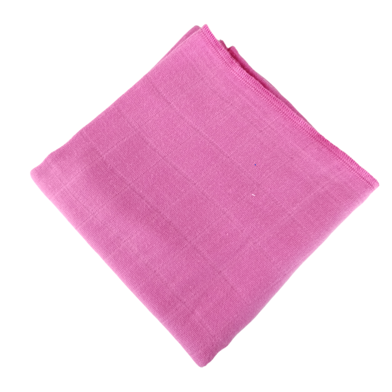 Nuscheli uni 62x62 pink