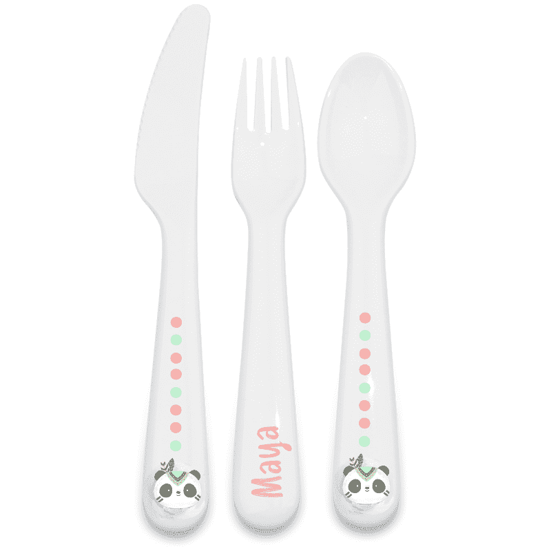 Children&#39;s cutlery Panda