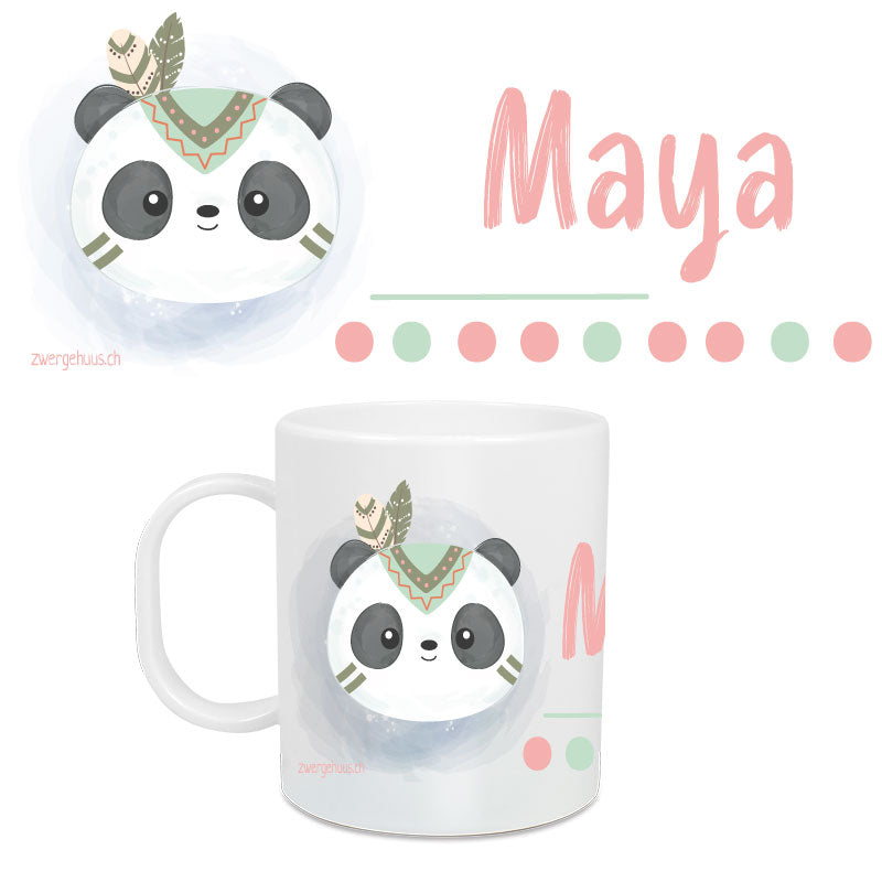 Children&#39;s mug large panda