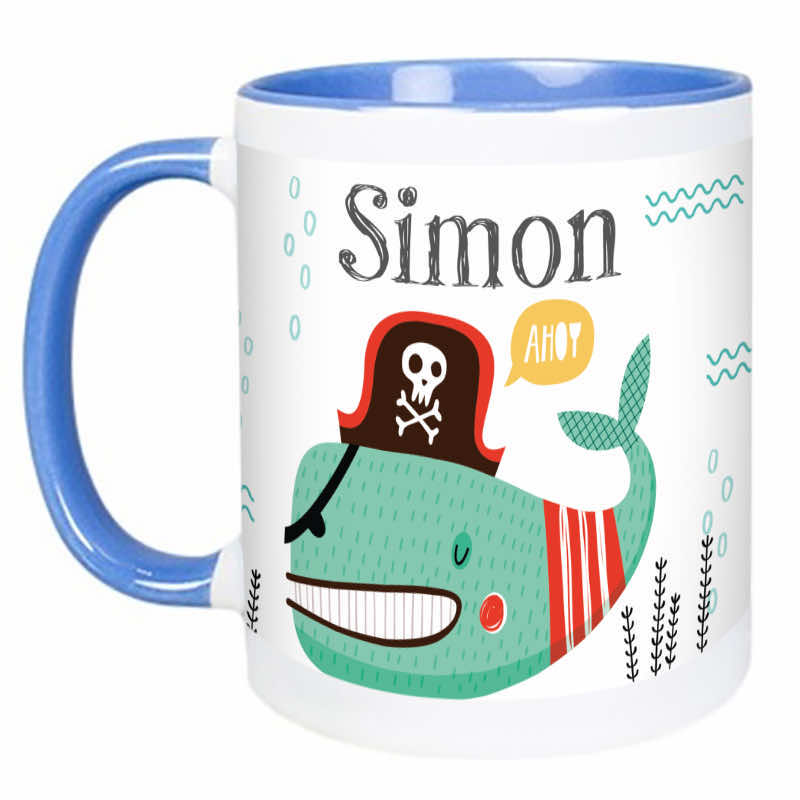 Mug with name pirate fish