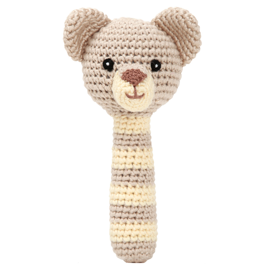 Crochet hochet ourson