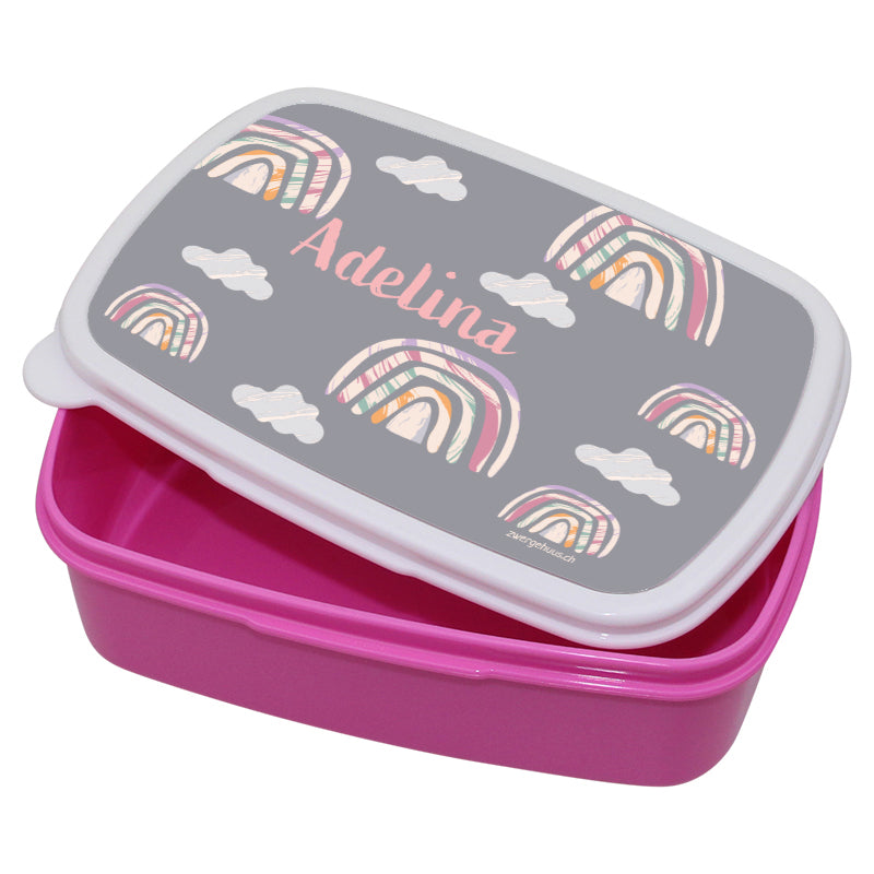 Lunchbox plastic rainbow