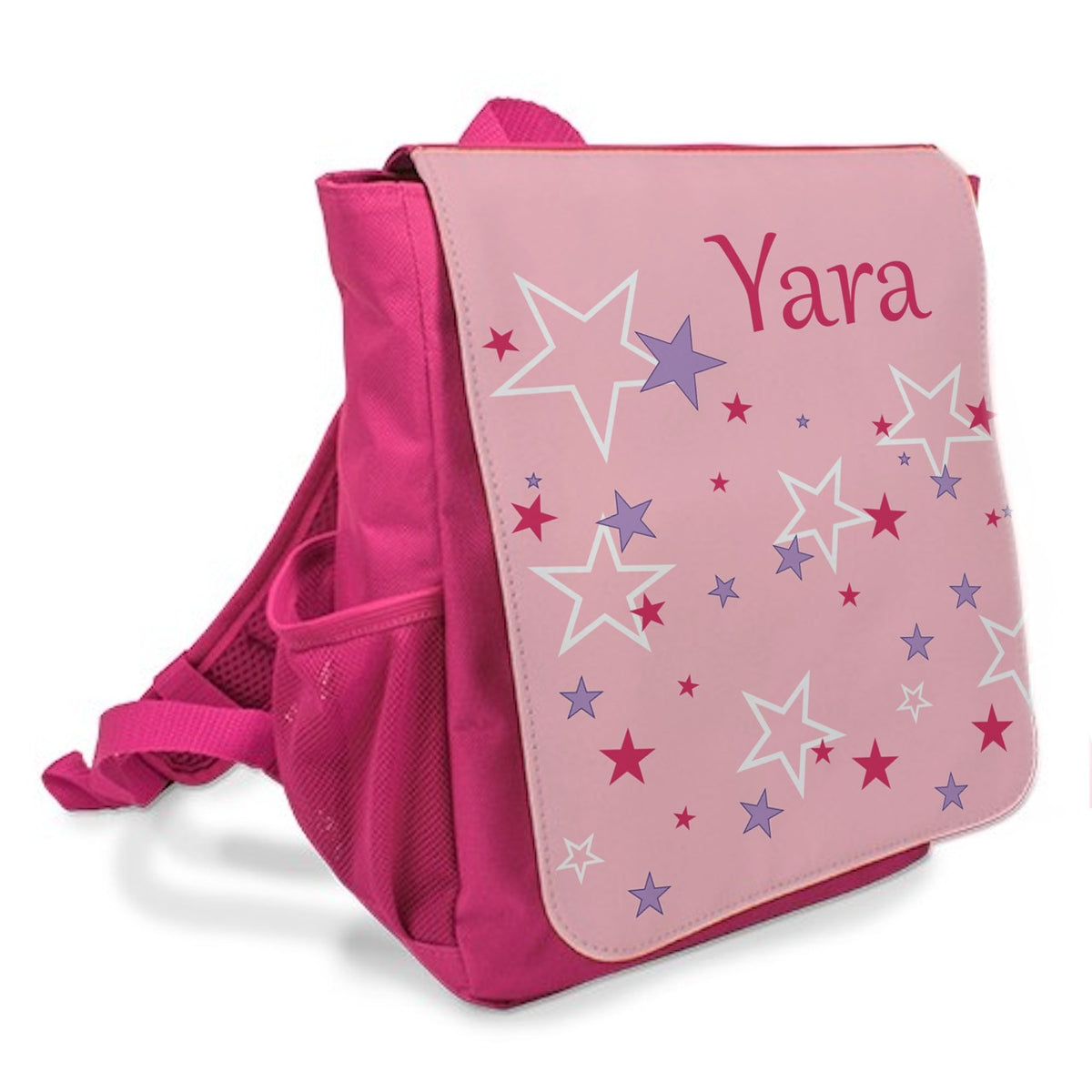 Kids backpack star pink